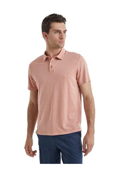 Blackspade Erkek Polo Yaka T-Shirt 40509 - Pembe