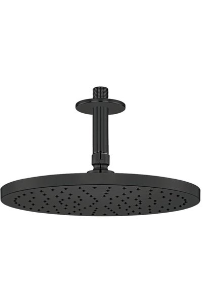 Eca Myra Banyo Yuvarlak Tavandan Duş Başlığı 25x25 Mat Siyah Renkli 102145033C1