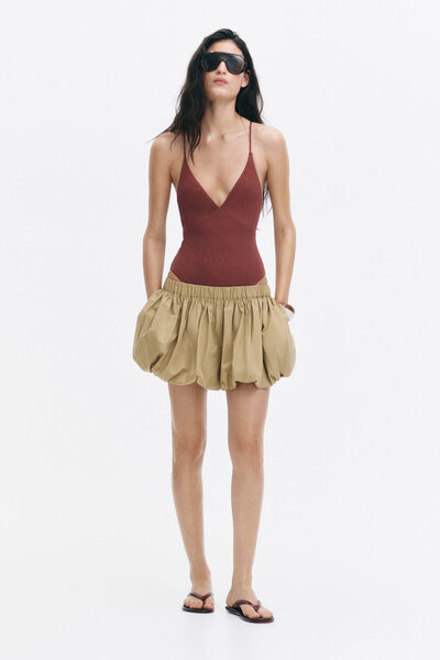 H&M Dolgulu Kuplu Mayo High Leg