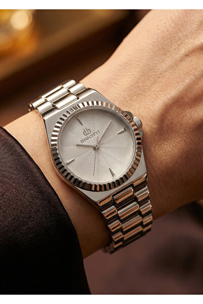 Bigotti Quotidiano Silver Stainless Steel Watch for Women BG.1.10666-1