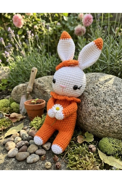 stoks toys Amigurumi Tavşan yeni doğan örgü oyuncak