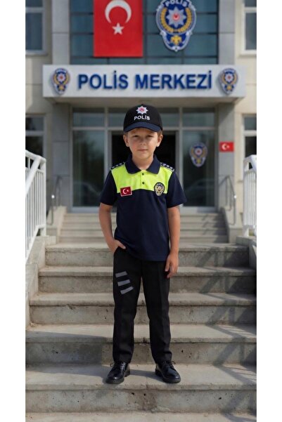 Lizsa Dječji kostim sa polo ovratnikom za saobraćajnu policiju Dječja uniform...