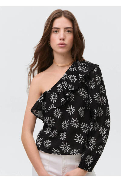 Mango Teen Sa deznom asimetrična bluza