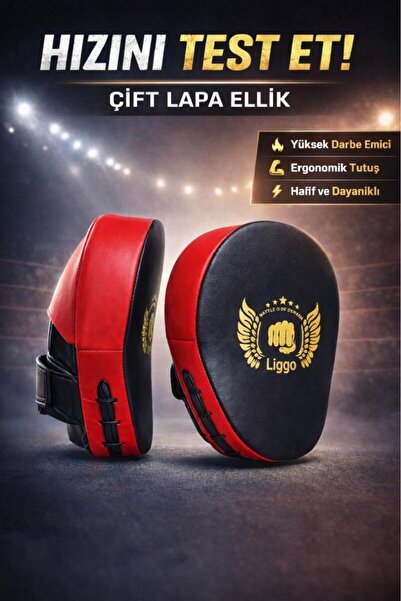 Liggo Strike Boks Lapası Çift Ellik Boks Elliği Boks Lapa Kick Boks Muay Thai Vuruş Lapası