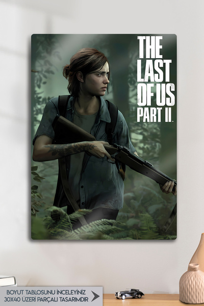 DekorHane Imprimare metalică - The Last Of Us, Part 2 Decorare de perete impr...