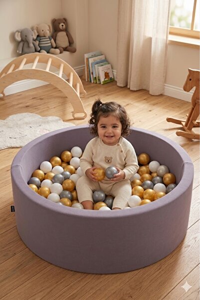 Wellgro Bubble Pops Gri Sünger Top Havuzu