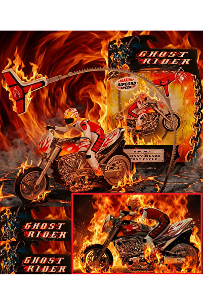 OYUNCAKSAHİLİ Johnny Nostalji Cycle Ghost Blaze Stunt Hayalet Oyuncak Nostalj...