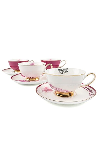 Mikasa Moor Pinky 4'lü Çay Fincanı Seti