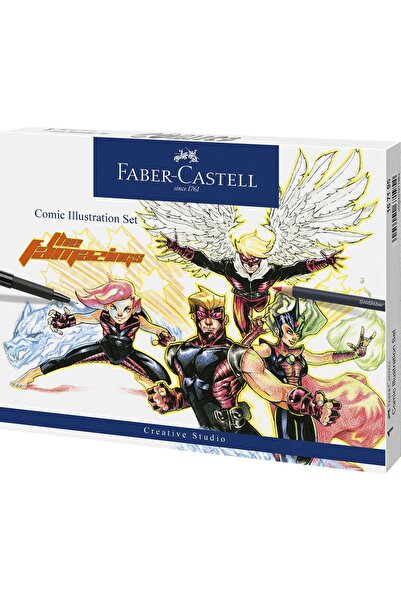 Faber Castell COMIC ILLUSTRATION SET 15 PIECES FABER-CASTELL
