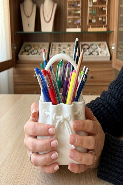 Küp Atölye Bag Pen Holder and Makeup Brush Organizer