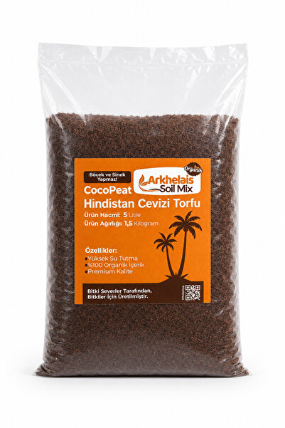 Arkhelais Orkide Toprağı - Bitki Toprağı - Cocopeat Hindistan Cevizi Torfu - ...