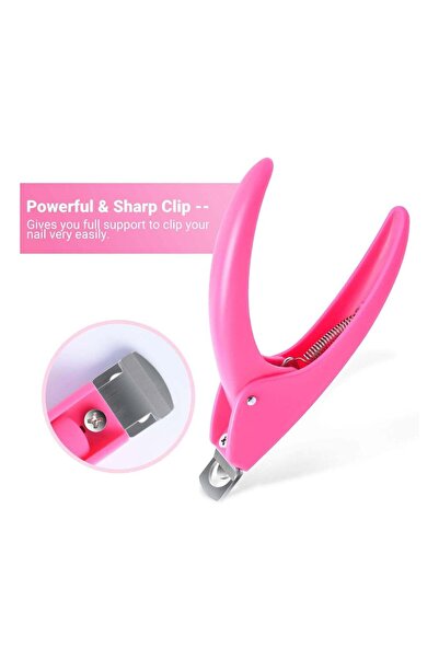 Arabest Professional Acrylic Nail Clipper, Stainless Steel Artificial Nail Tr...
