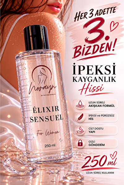 norayn Élixir Sensuel A+ Yumuşak Dokunuşlu Su Bazlı Kayganlaştırıcı Jel 250 m...