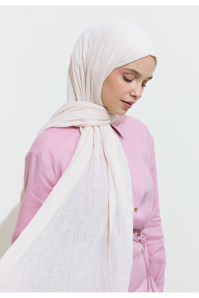 Freshscarfs Pamuklu Keten Şal Vanılla Shake