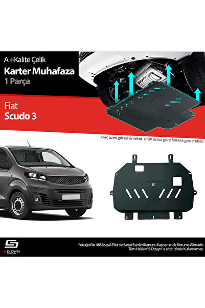 S Dizayn S-Dizayn Fiat Scudo 2.0 Çelik Karter Muhafaza Koruma 2020 Üzeri A+ K...