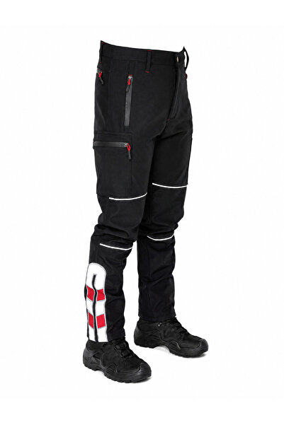 DRC Outdoor Softshell Motorcu Pantolonu – Kışlık Su Rüzgar Geçirmez Reflektörlü (Yeni Yasaya Uygun)