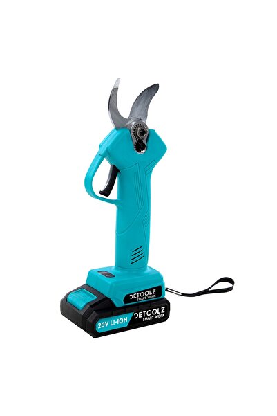 DETOOLZ Foarfecă de grădină cu baterie de 20V 2Ah