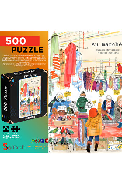 Soi Craft 500 Parça Puzzle Pazarın Renkleri #231