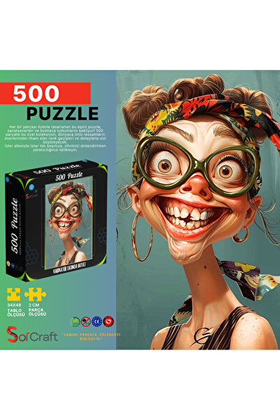 Soi Craft 500 Parça Puzzle Karikatür Tadında Hayat #247