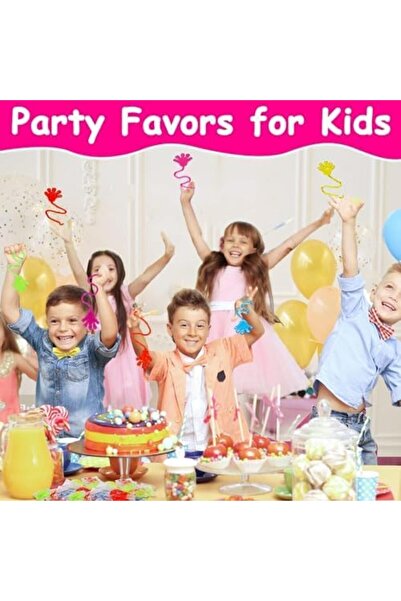 Arabest 100PCS Glitter Sticky Hands Party Favors, Fun Stretchy Slap Hands for...