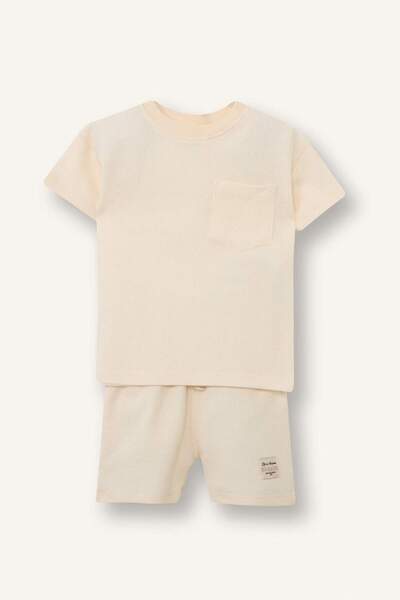 DeFacto Waffle 2-Piece Set for Baby Boy H4121A526Hs