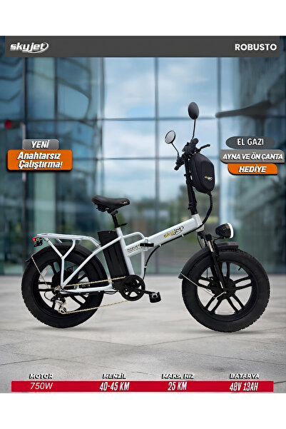 Skyjet ROBUSTO PREMIUM ELEKTRİKLİ BİSİKLET -750W
