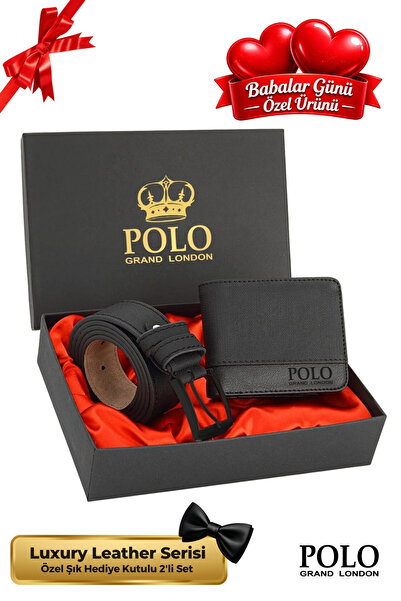 POLOGRAND London 2'li Set Özel Hediye Kutulu Babalar Günü Hediyesi İçin Babay...