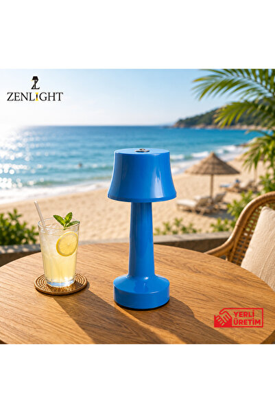 ZENLİGHT Metal Dokunmatik Şarjlı Masa Lambası