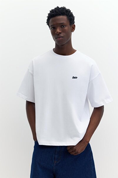 Pull & Bear STWD logolu salaş t-shirt
