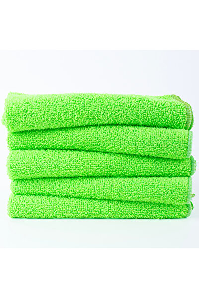 CAQA HOME Set de 5 cârpe verzi din microfibră de 40x40 cm pentru bucătărie și...