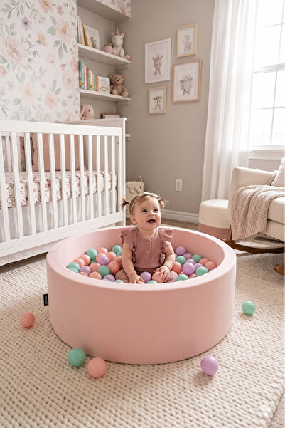 Wellgro Bubble Pops Sünger Pembe Top Havuzu /pembe, Mint, Lila Toplu