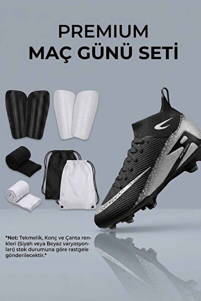rekorsport Set de fotbal Crampon Halı Saha - Protecție pentru tibie, geantă p...