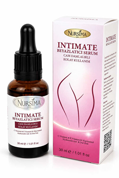 Nursima Genital Bölge Aydınlatıcı Intımate Whitenıng Serum Vitamin C E 30 ml