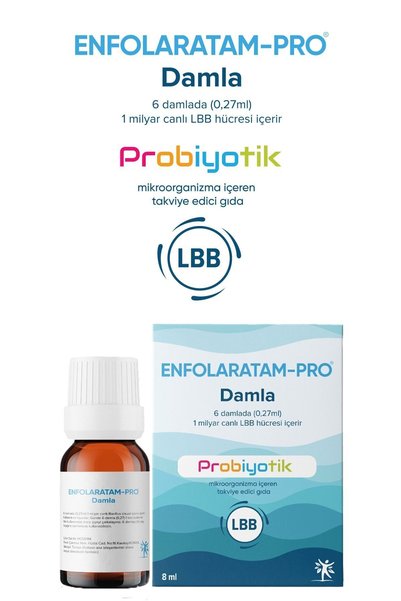 ENFOLARATAM PRO Probiotic Damla 8 ml Probiyotik Damla