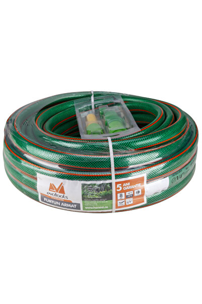 Evotools Furtun ranforsat cu accesorii 1/2 inch 20 m