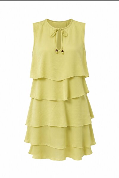 Antioch Flounce Mini Dress