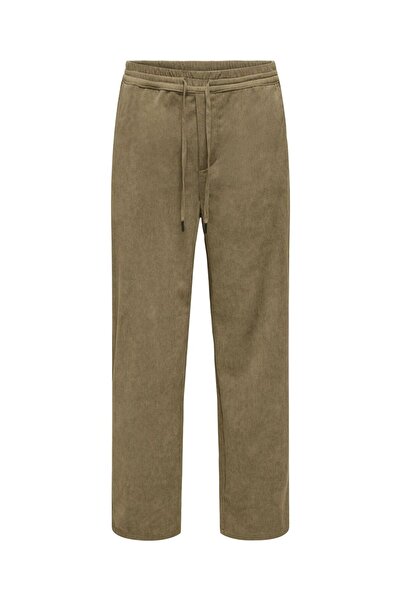 Only & Sons Muške ONSSINUS ŠIROKE KROJENE PANTALONE OD SAMTASTOG PLATNA 0111 ...