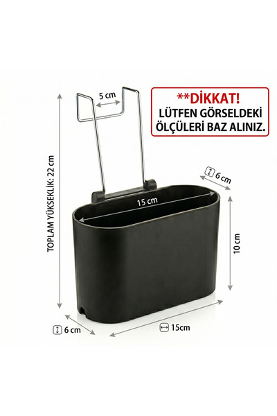 hopsepete Askılı Saksı Çiçeklik Paslanmaz Çelik Askılı 15x10 cm Çok Amaçlı De...