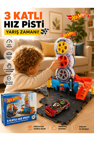 ideal STORE TEKERLEK KULESİ ARABA YARIŞ PİSTİ 4+HDP02