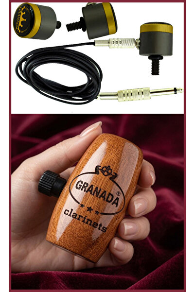 Granada Klarnet Mikrofonu Kablo Ve 68 Mm Ağaç Baril