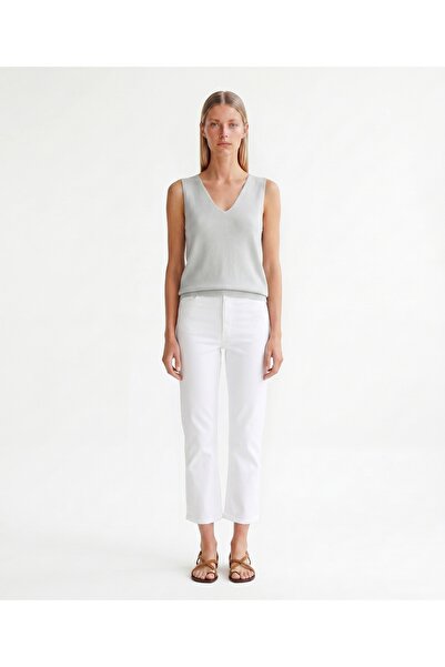 Yargıcı Regular V-Neck Sleeveless Sweater