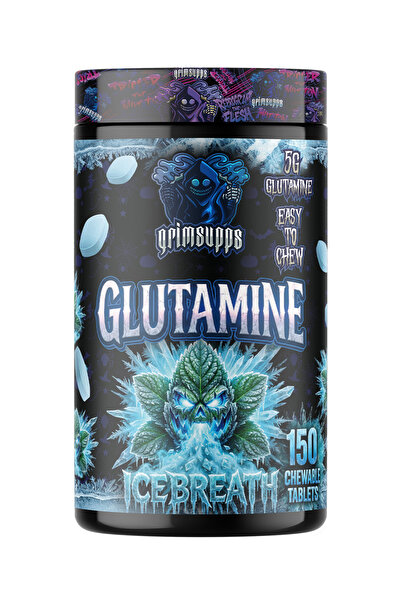 Grimsupps Glutamine IceBreath Çiğnenebilir 150 Tablet