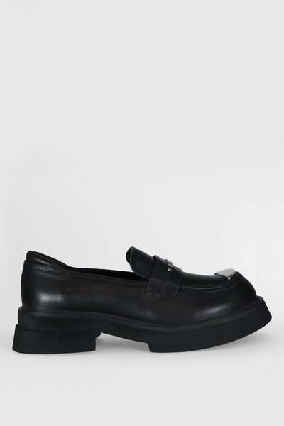Lufian Lucy Damen-Lederschuhe Schwarz