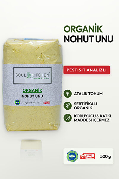 Soul Kitchen Organik Ürünler Organik Sertifikalı Nohut Unu Katkısız Analizli ...