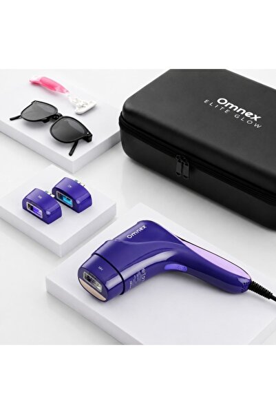 Omnex EliteGlow IPL Lazer Epilasyon Cihazı Buz Başlıklı Akıllı Cilt Sensörlü ...