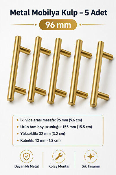 NZB Furniture Kitchen Drawer Cabinet Cupboard Handle Knob Handles (96 mm - 9....