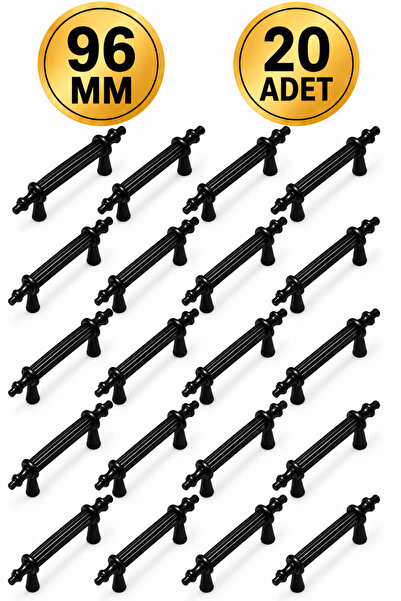 Regisan 96mm Siyah Boru Kulp 1 Adet