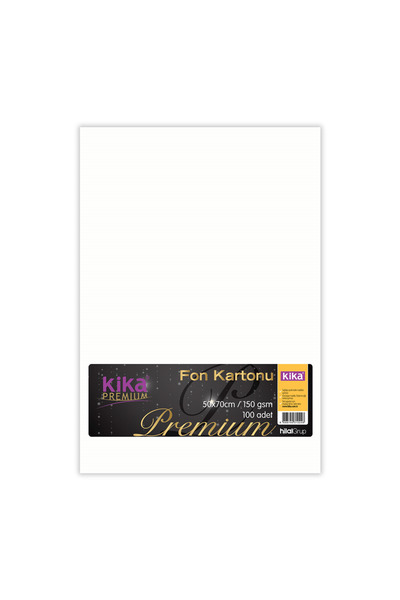 ALPJOY Premium Background Cardboard 150 Gr 50X70 100 Pack Background Cardboard
