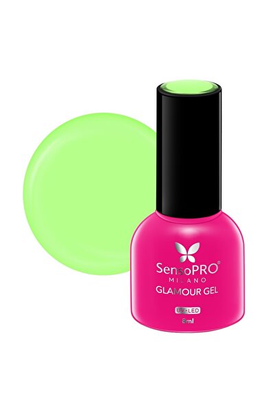 SensoPRO Milano Ojă semipermanentă Glamour Gel 8ml, Verde Fabulos #101