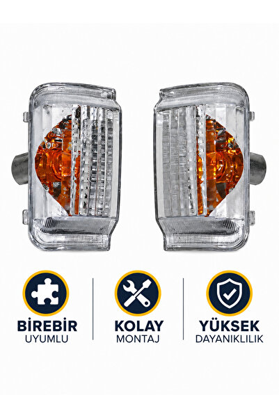 KAPOTO Fiat Ducato Ayna Sinyali Sağ Sol Takım Yan Ayna Sinyal Lambası Seti